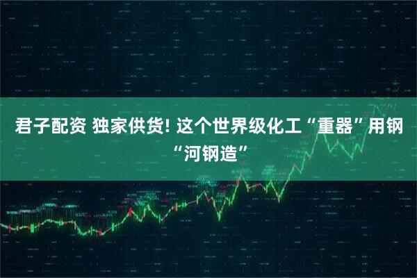 君子配资 独家供货! 这个世界级化工“重器”用钢“河钢造”